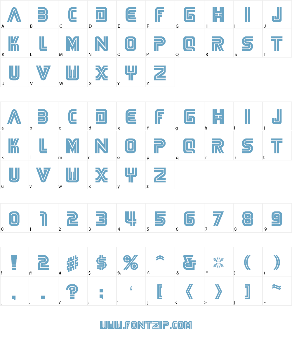 MrRobot Font Character