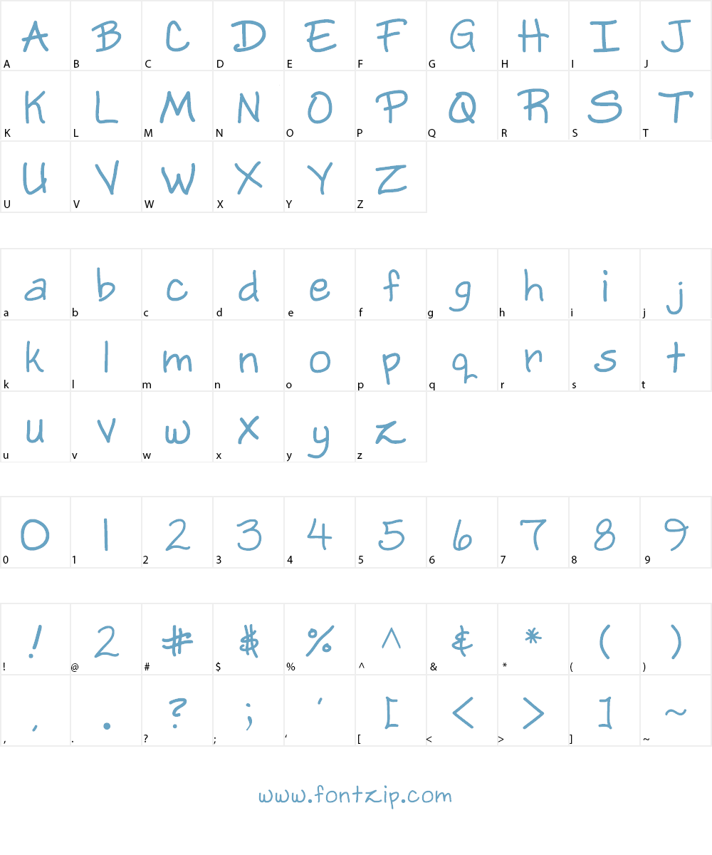 Ks Dont Blame Me Font Character