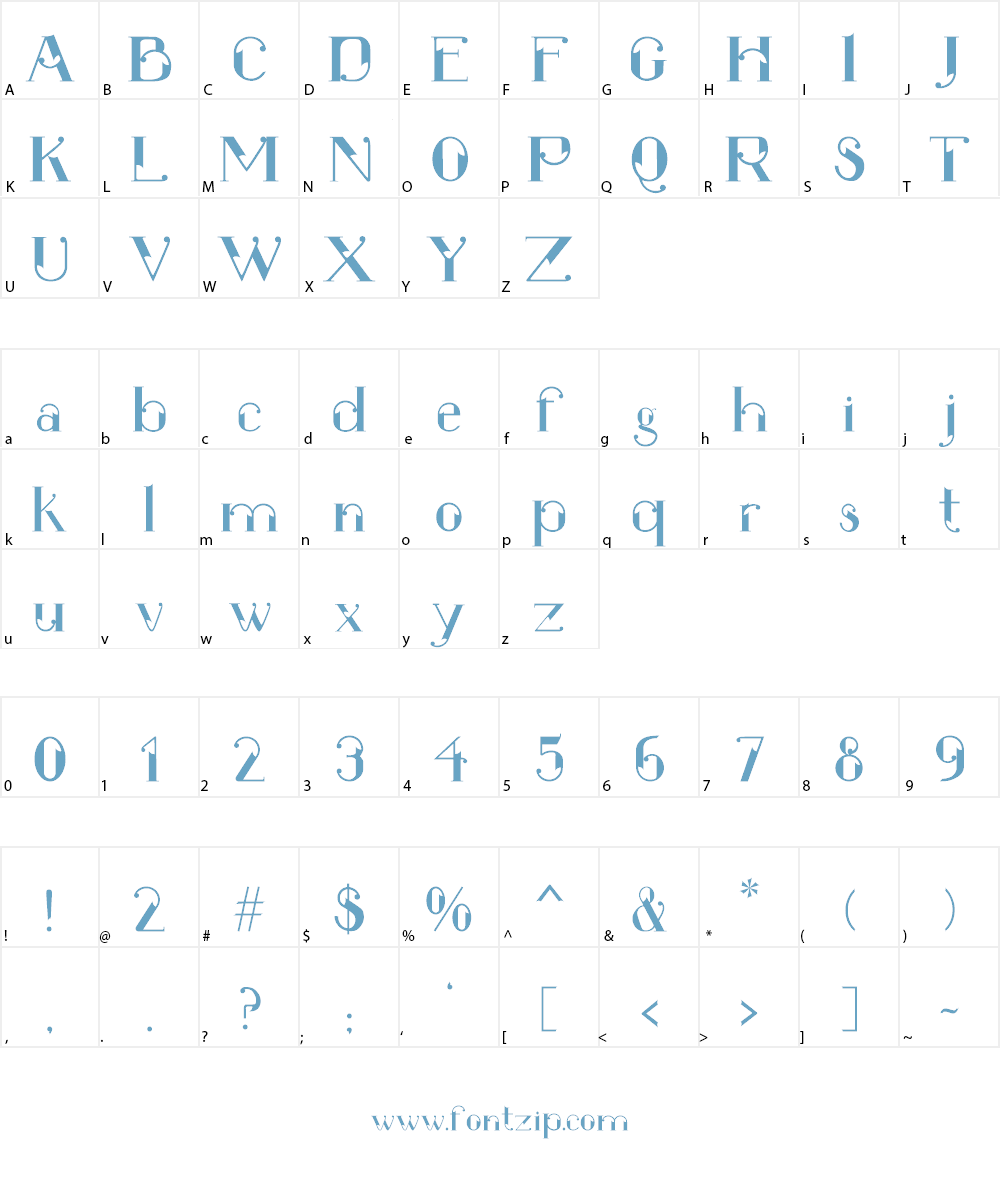 ROBBER Font Character