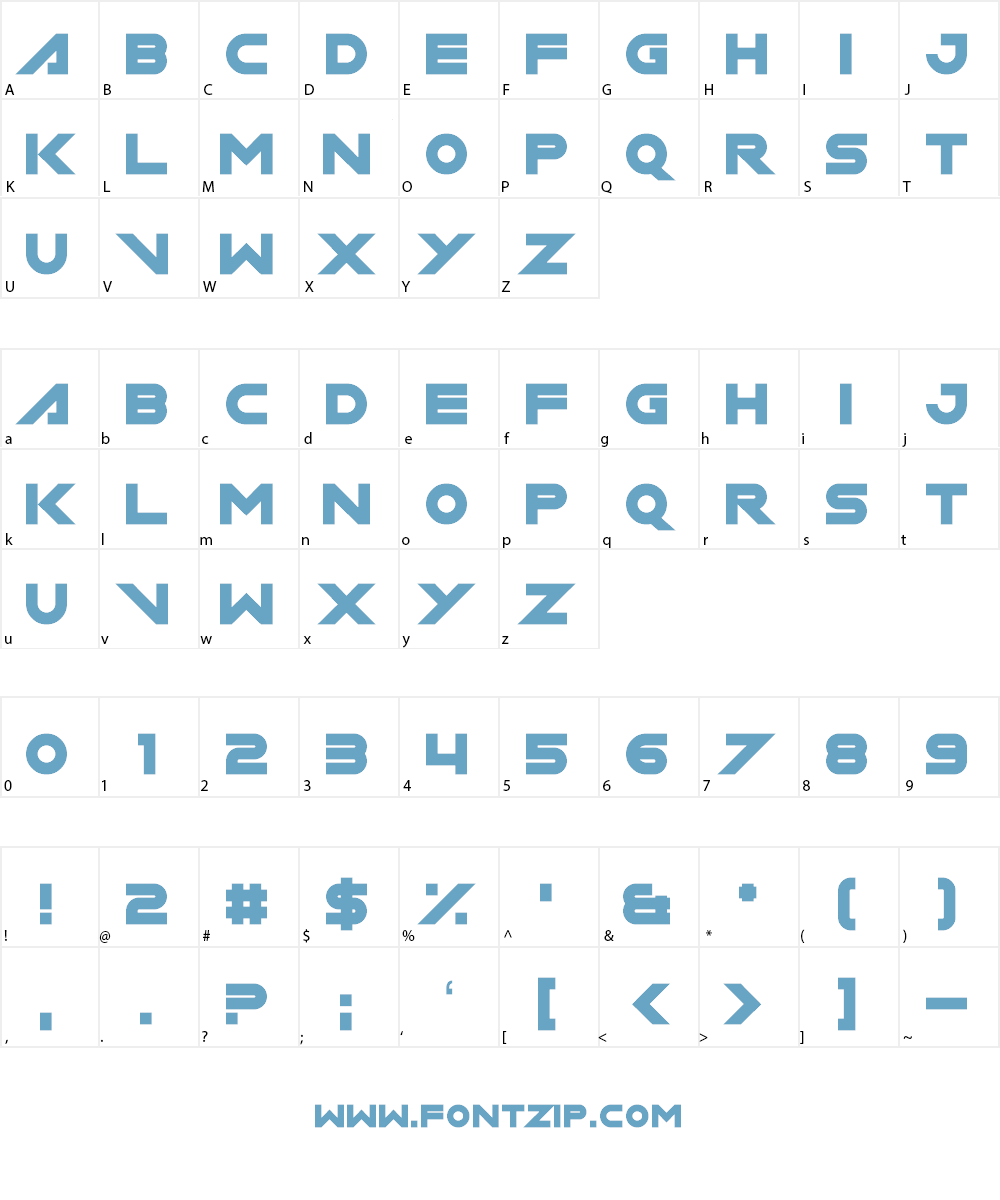 Miamagon Font Character
