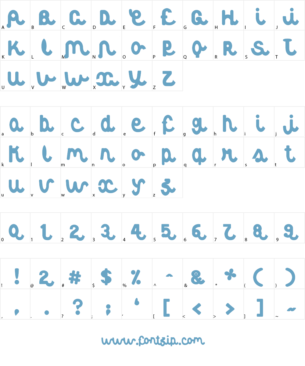 Albertine Font Character