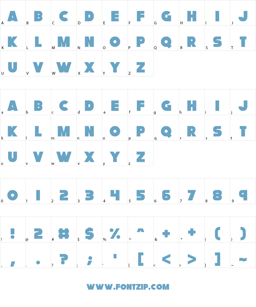 Fatcat Font Character