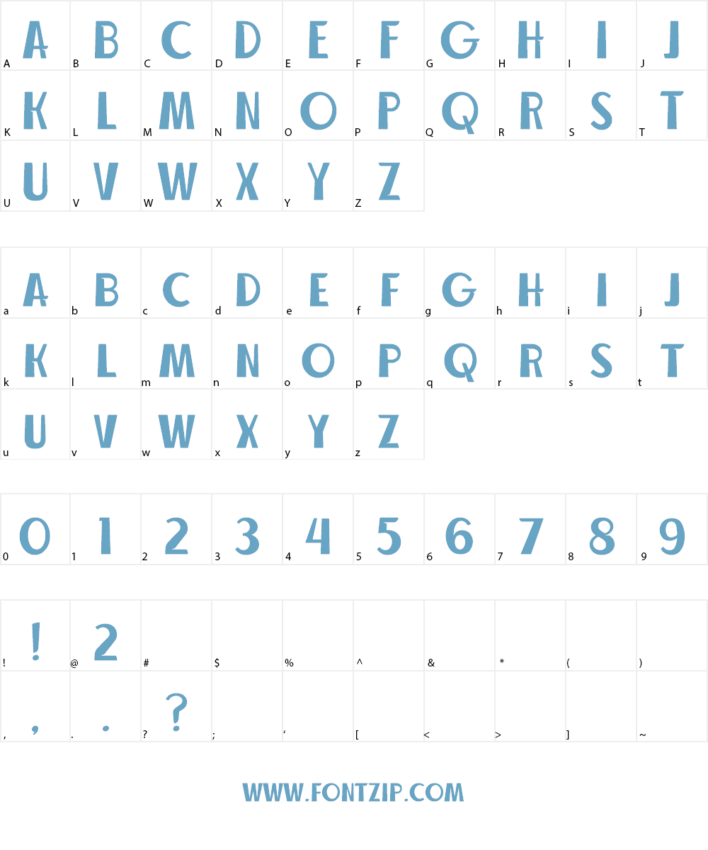 Ferawati Font Character