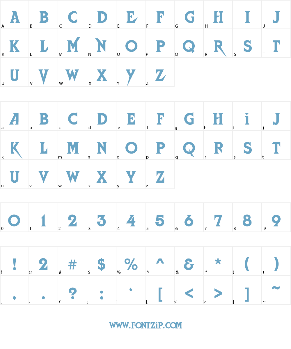 StrangersRetro Font Character