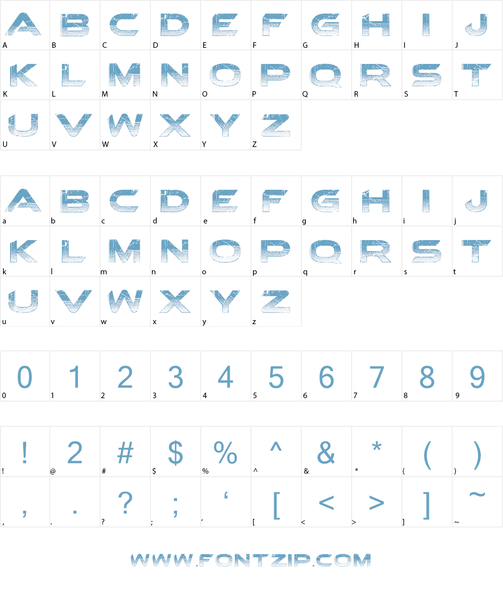 Champz DEMO Font Character