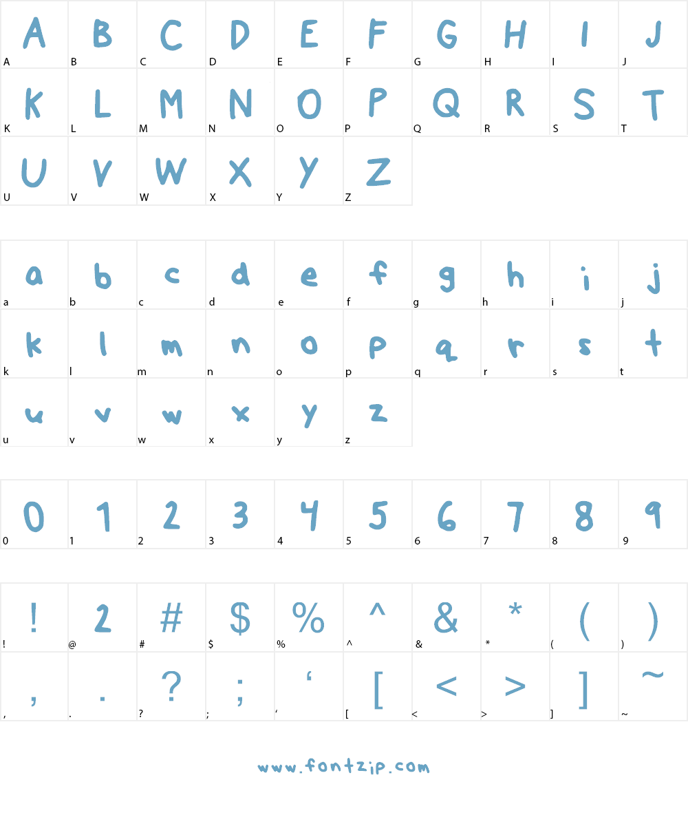 Nexzie Font Letters Numbers Font Character
