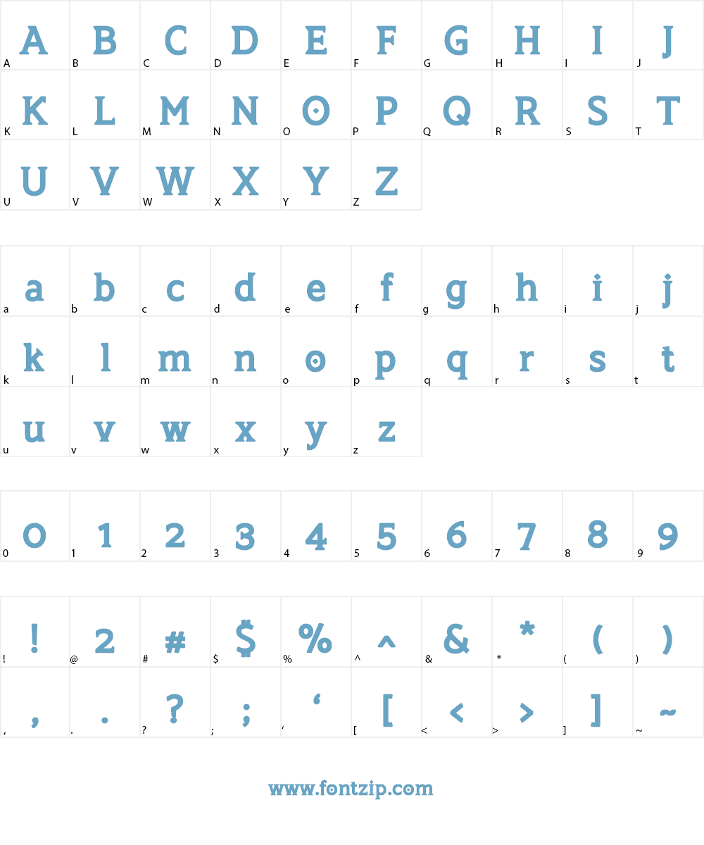 TSG Romulus Font Character