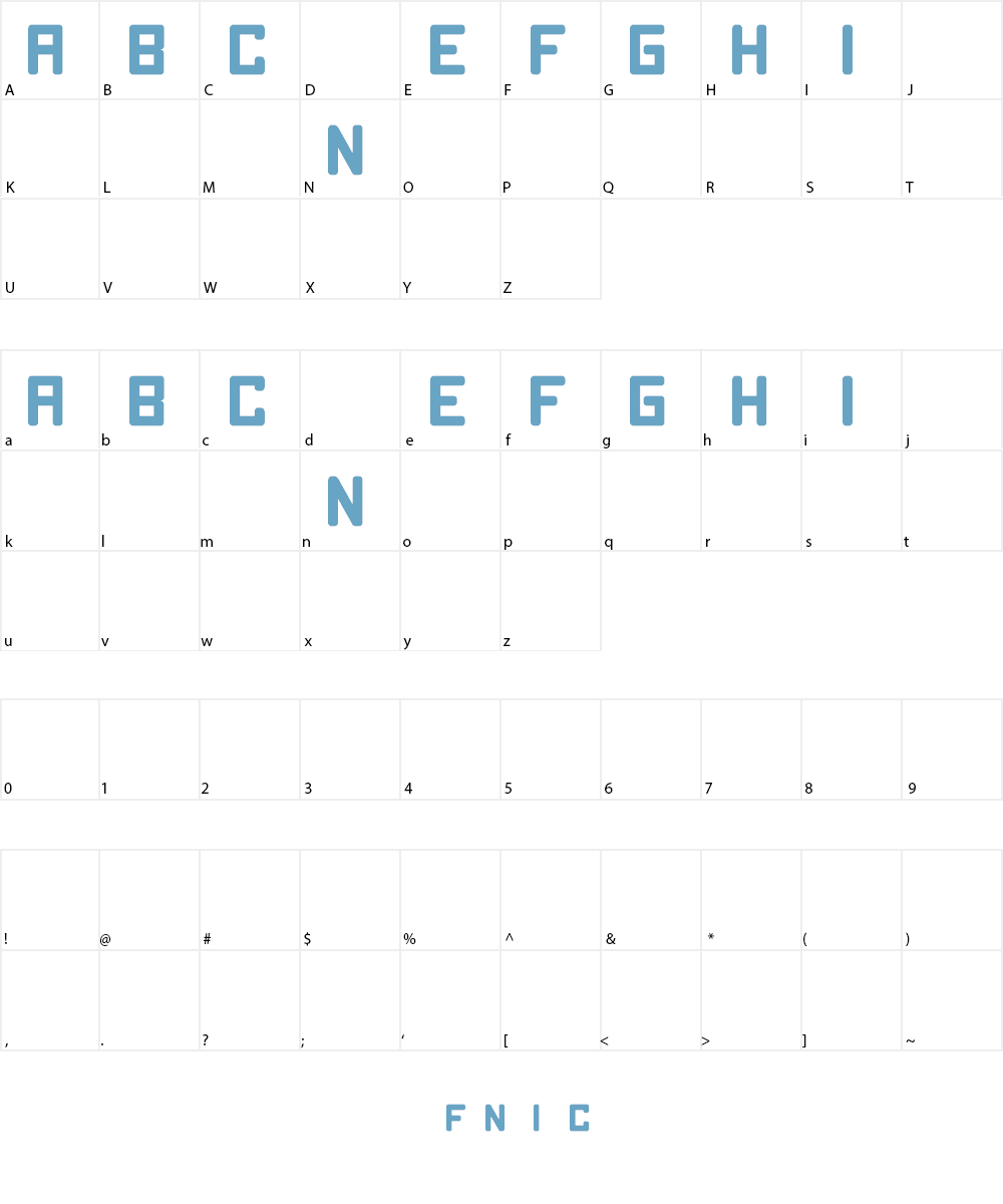 Bad Font Character