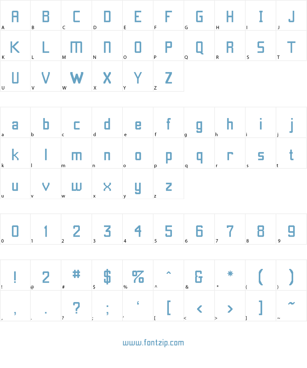 Anthem Font Character