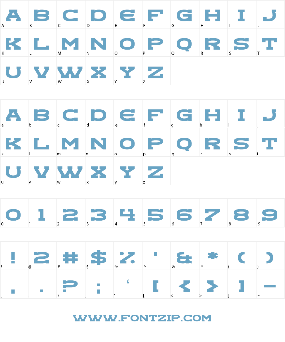 Goregeous Font Character