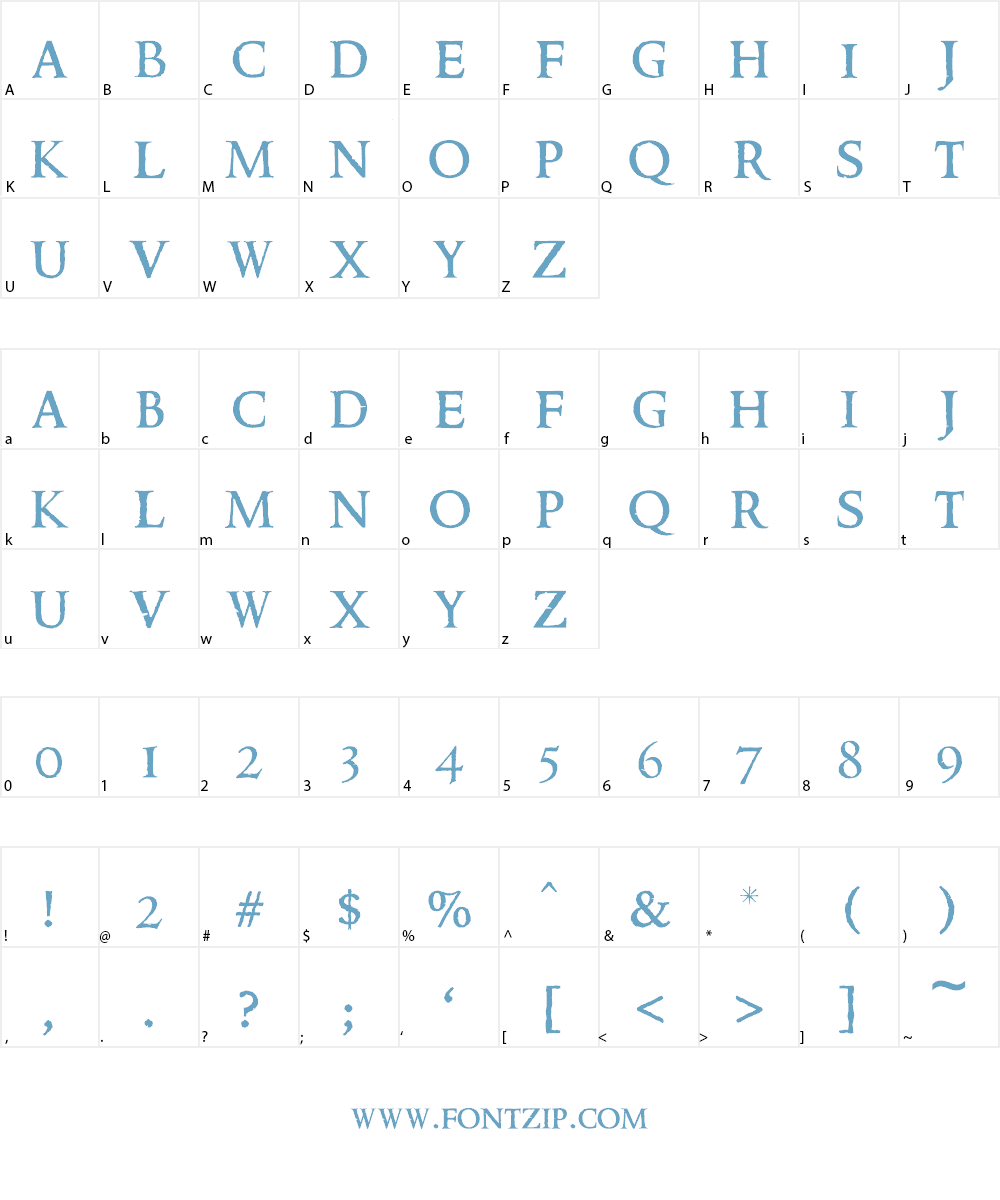 Mairon Font Character