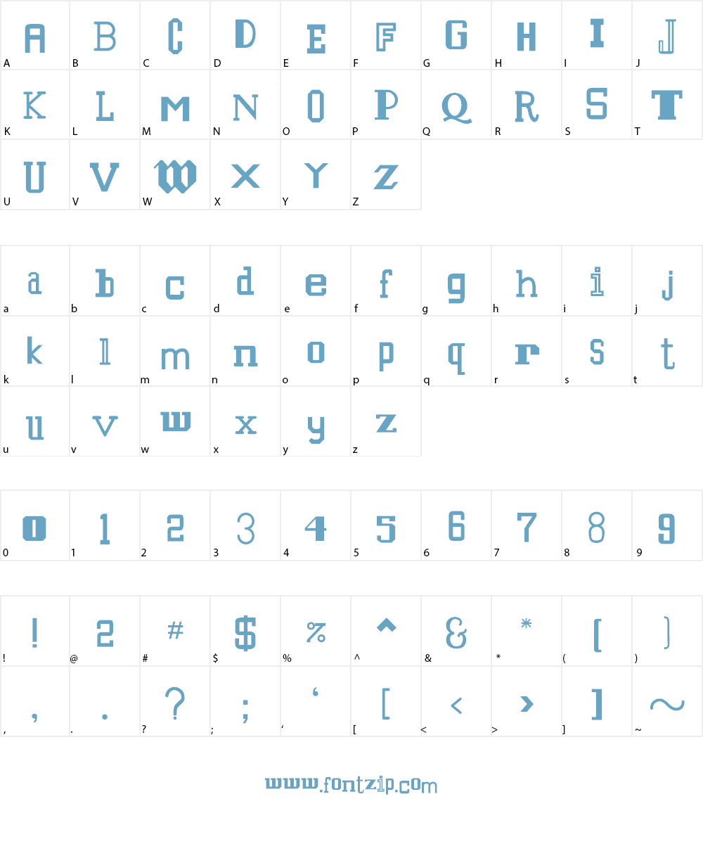 Houraisan Francisco Font Character