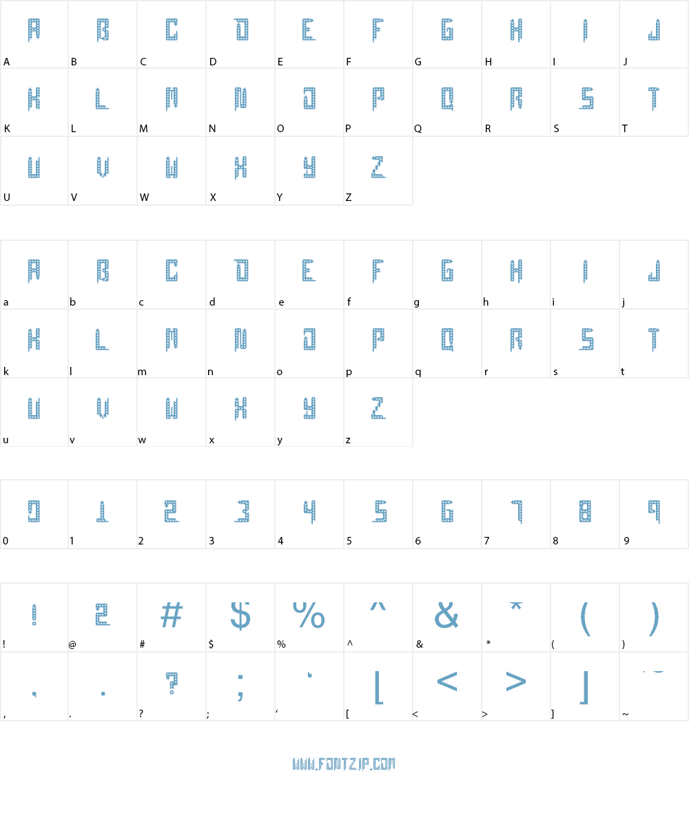 Serpens Font Character