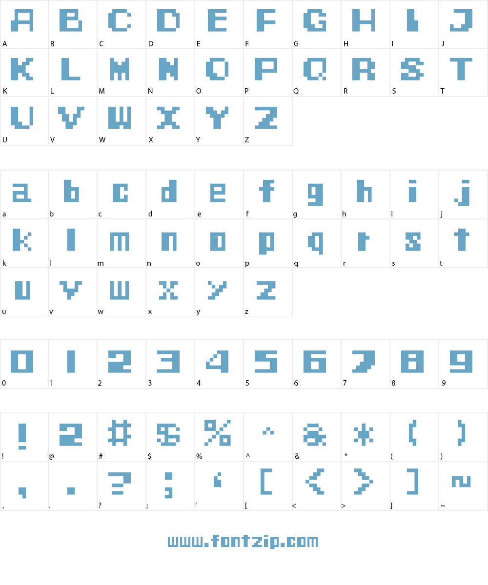 Megamax Jones Font Character