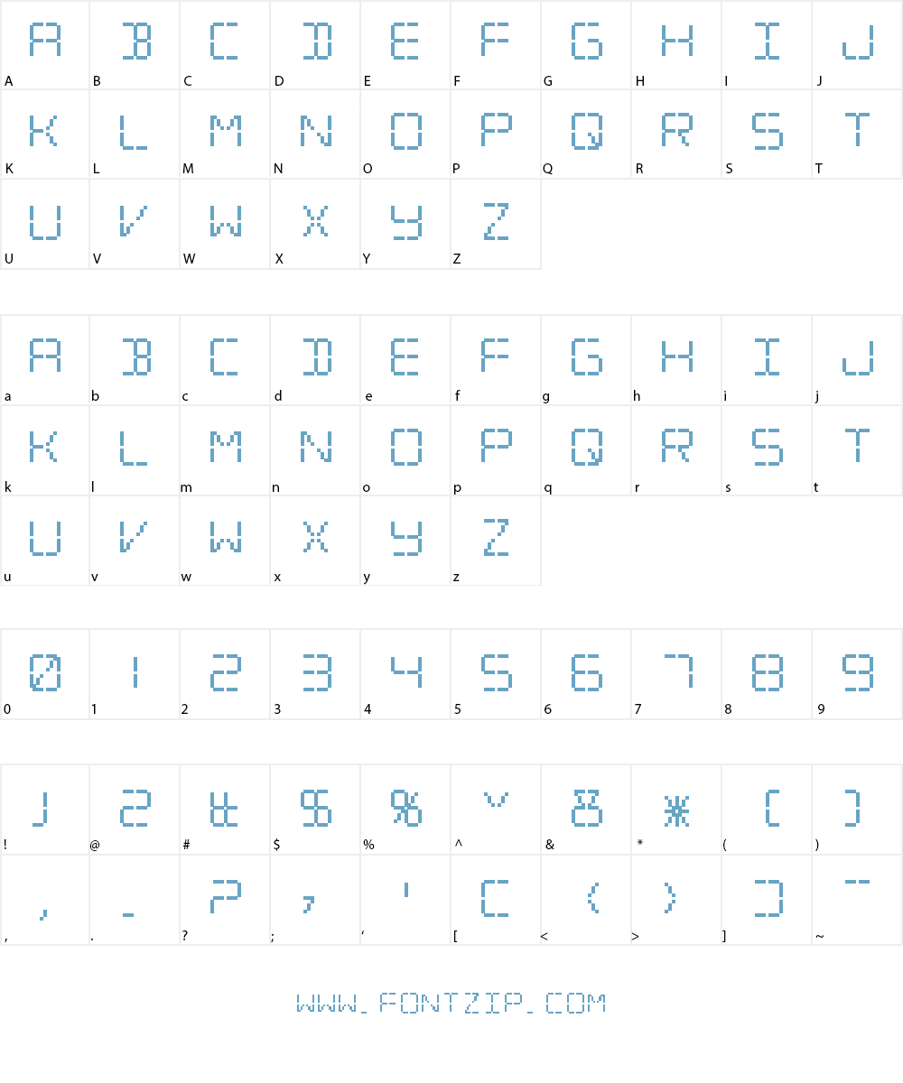Pinball Challenge Deluxe Font Character
