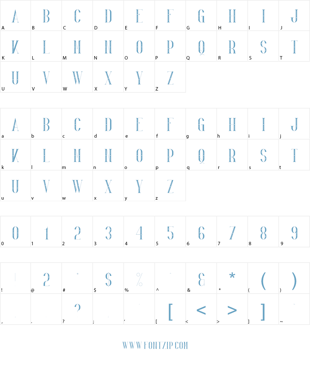 Desislava Ornament Font Character
