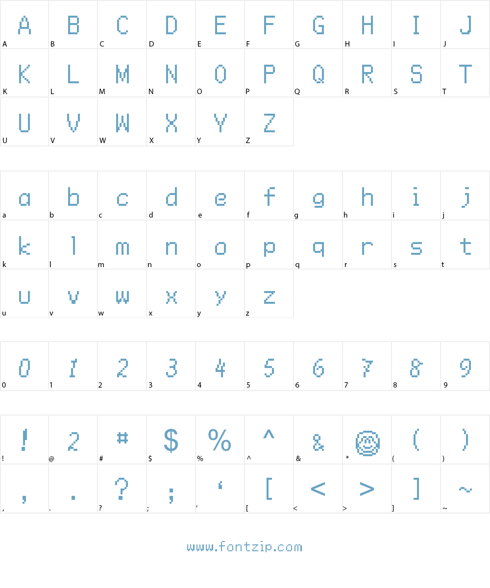 WarioLand4TT Font Character