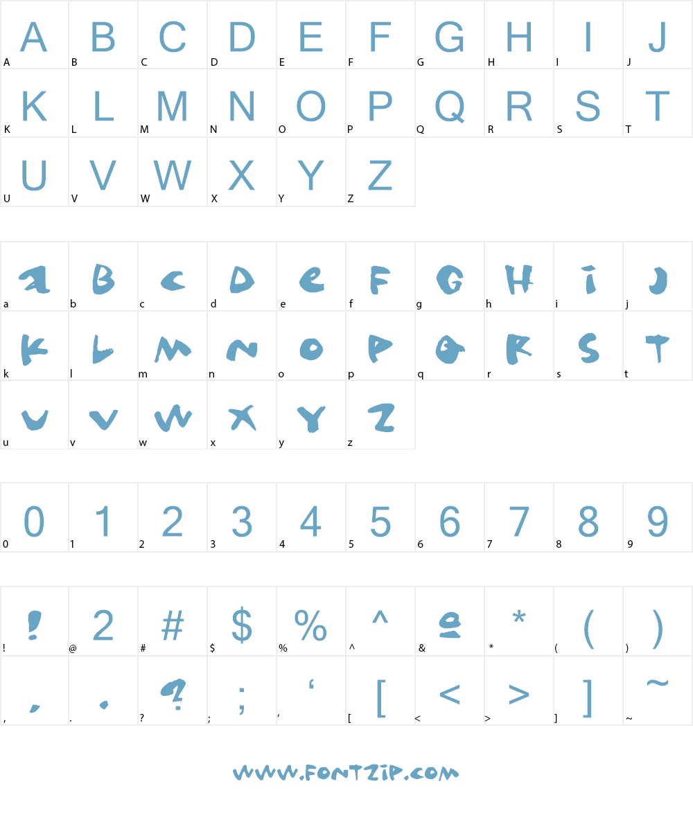 Gringo Font Character