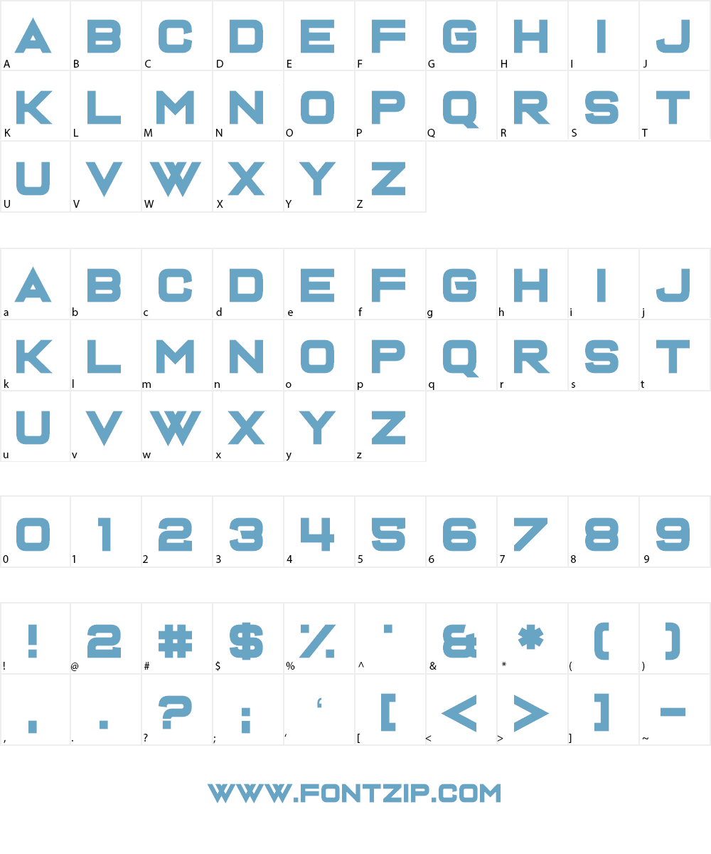 Dispence Font Character
