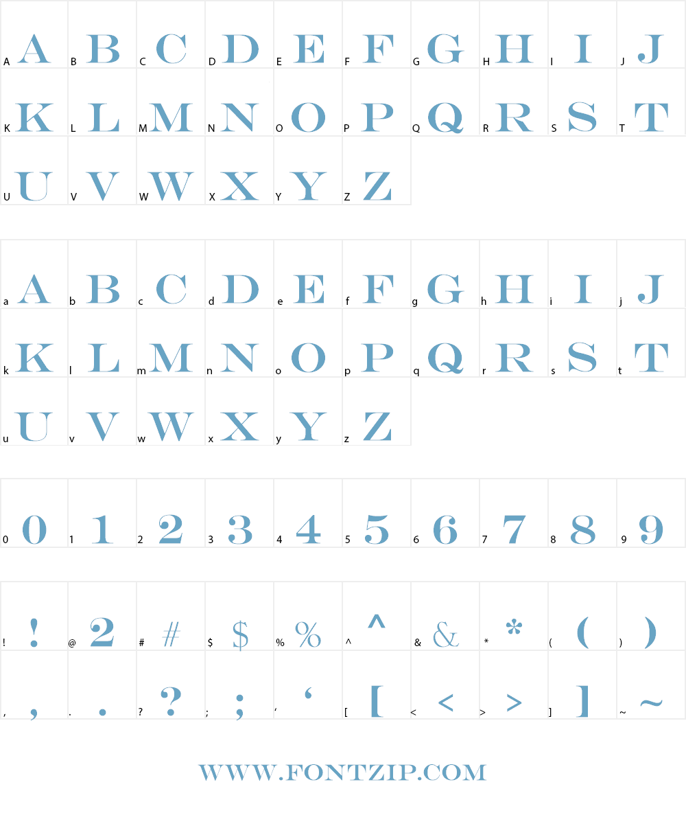 Engry Font Character