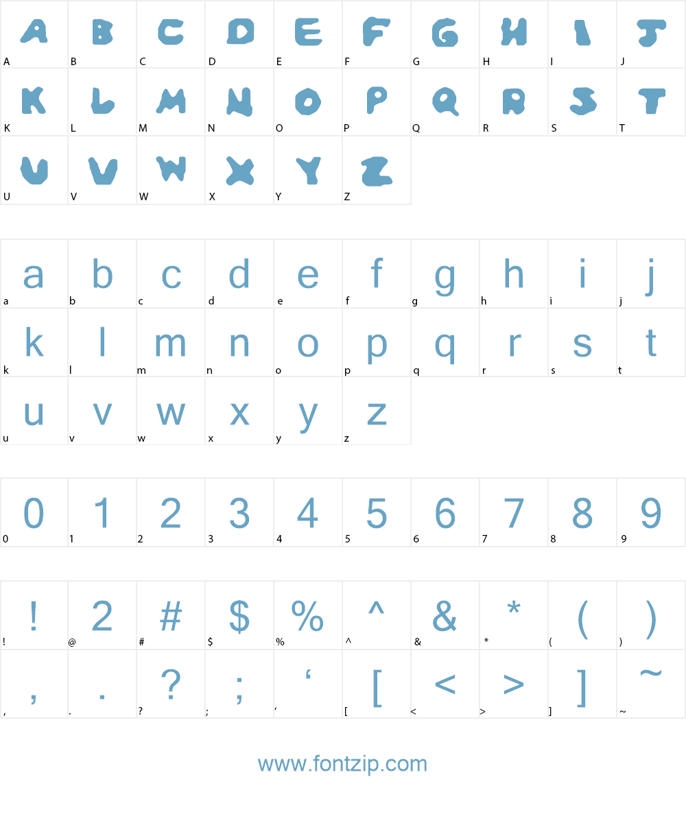 Jasper Font Character