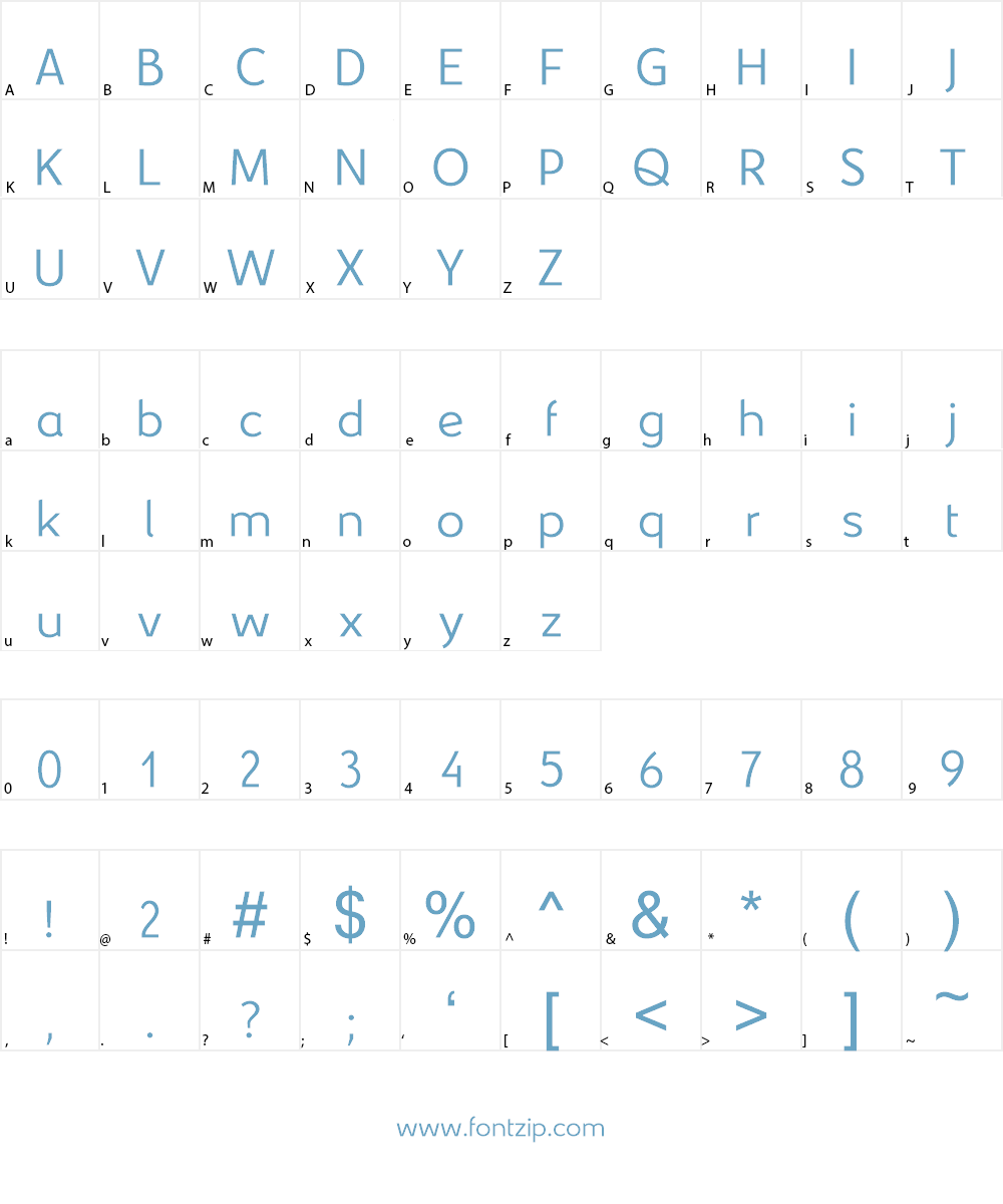 Yellow Peas Font Character