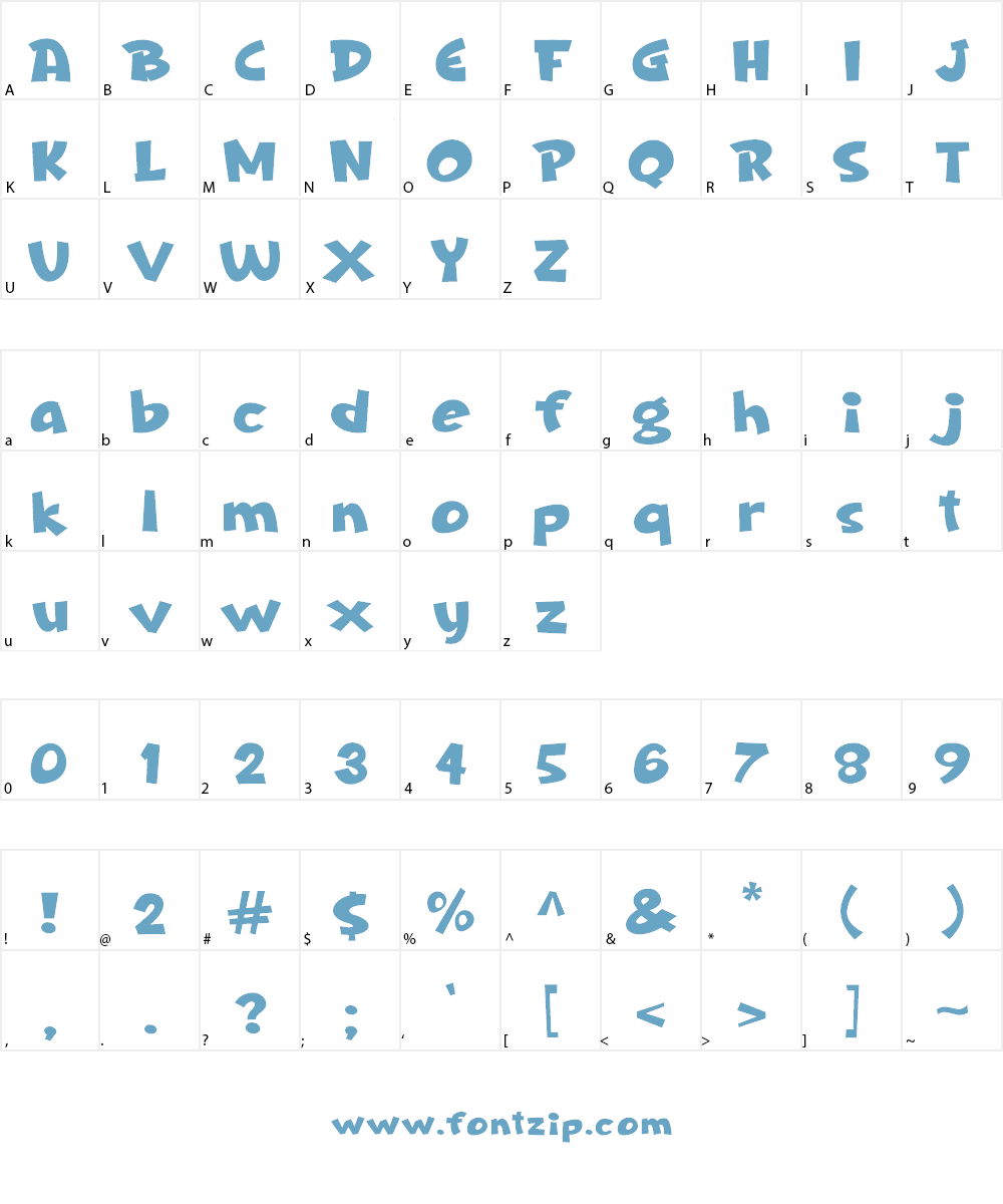 The Bug Font Character