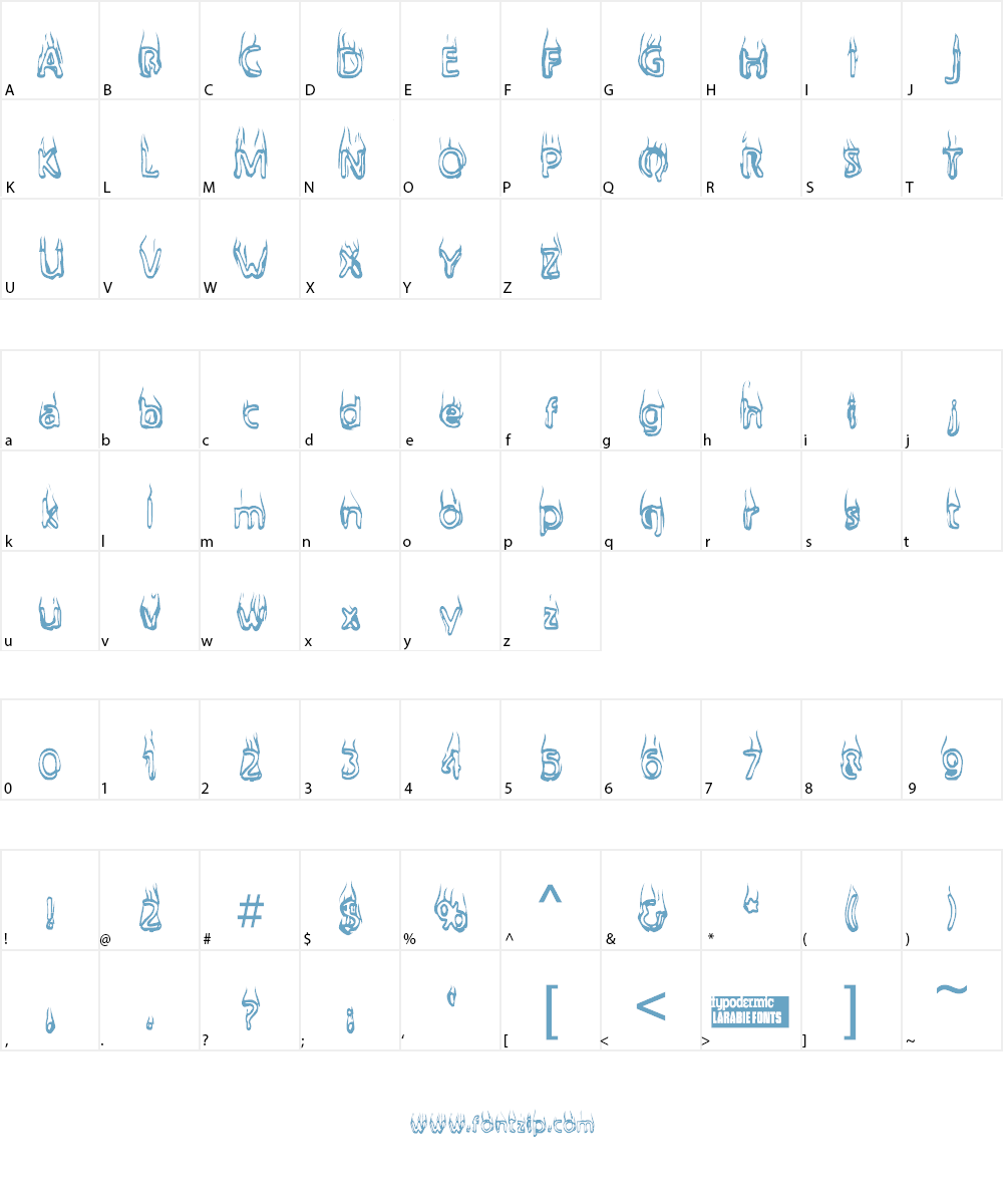 Base 02 Font Character