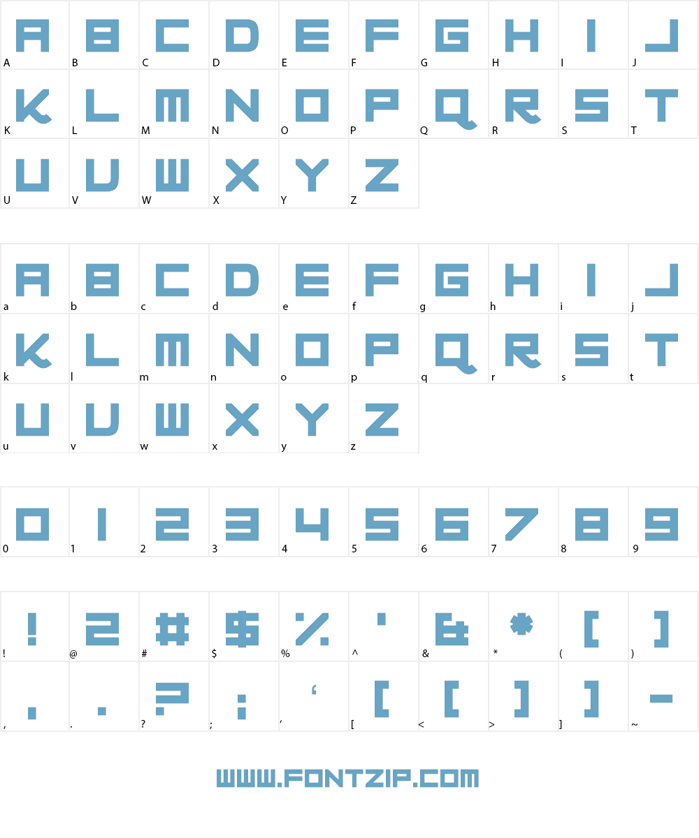 Progesterone Font Character