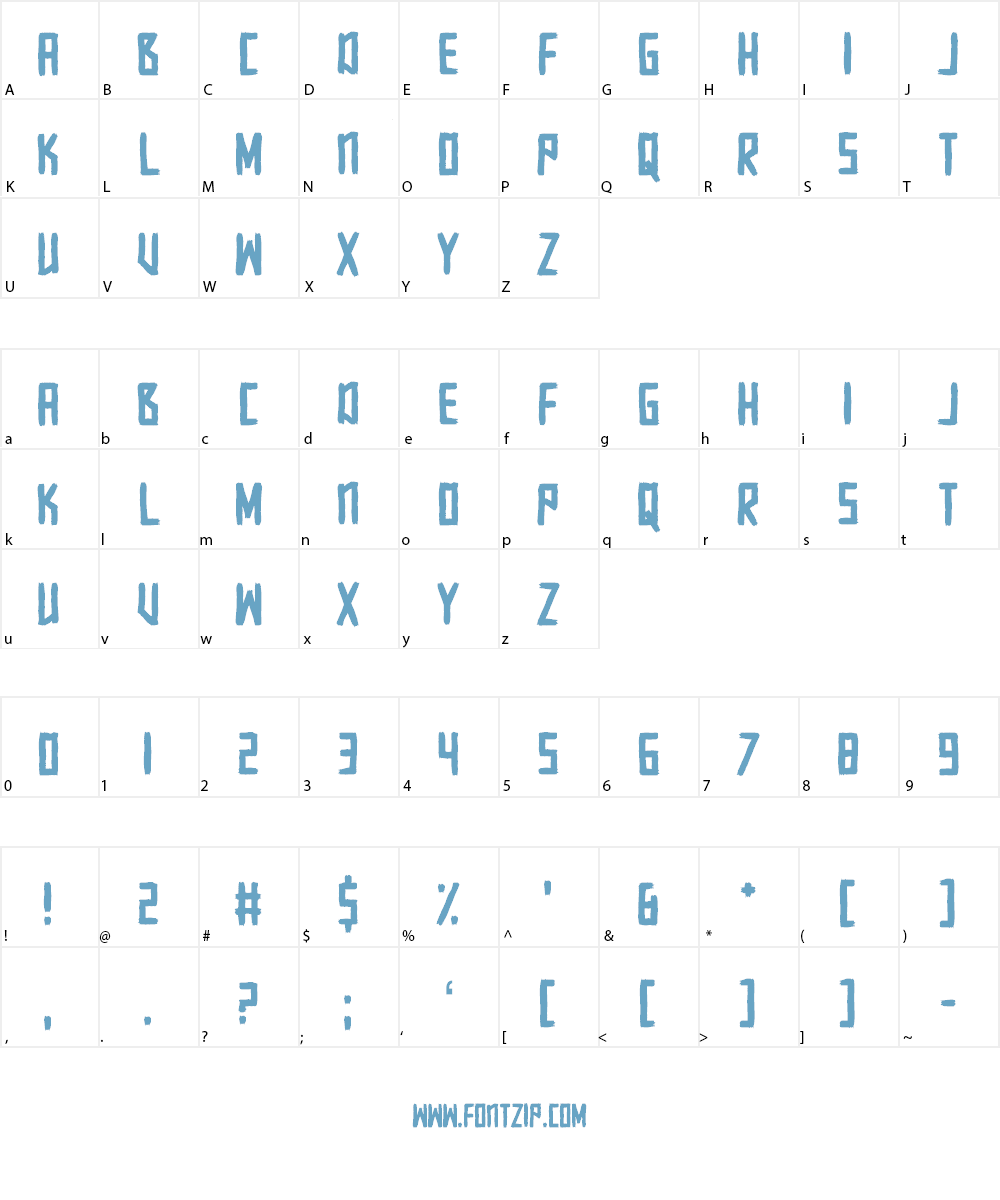 Loudhailer Font Character