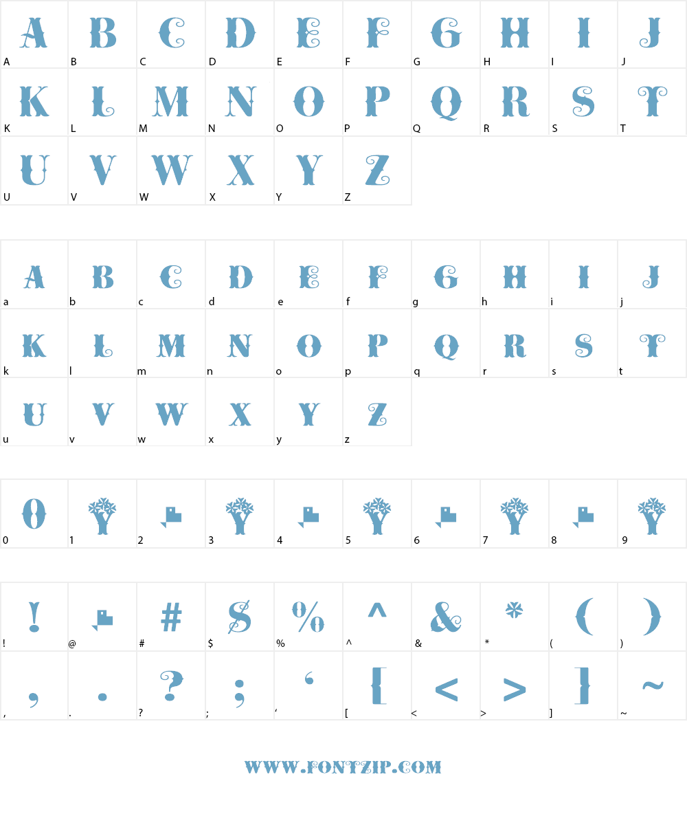 Cowboya Bi Font Character