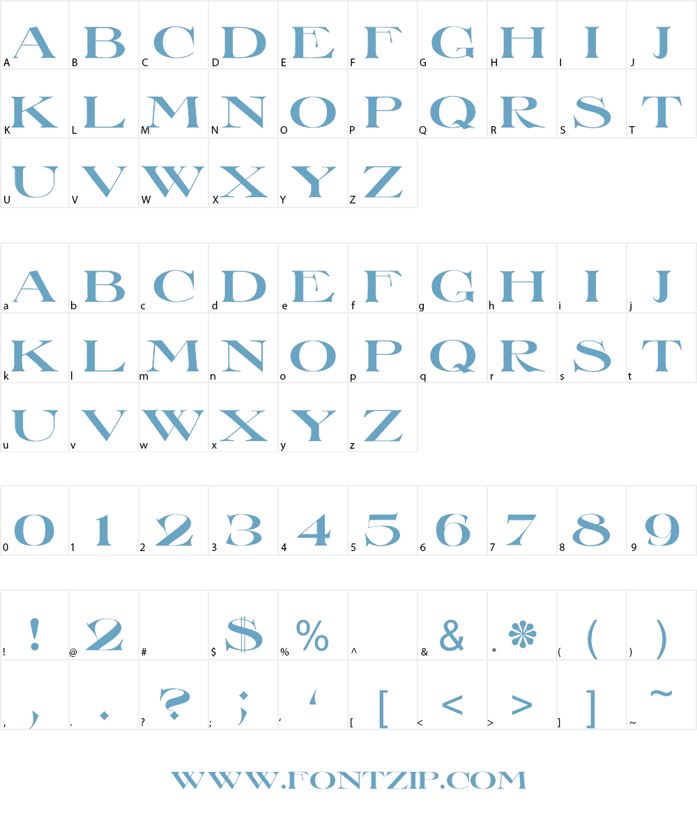 Lake Giles Font Character