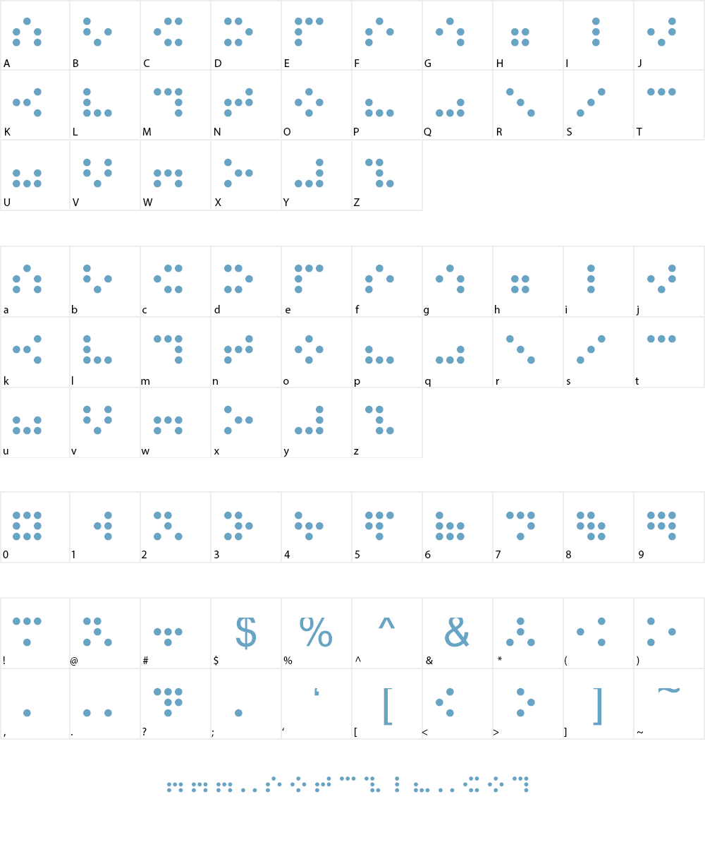 Moon 9 Font Character