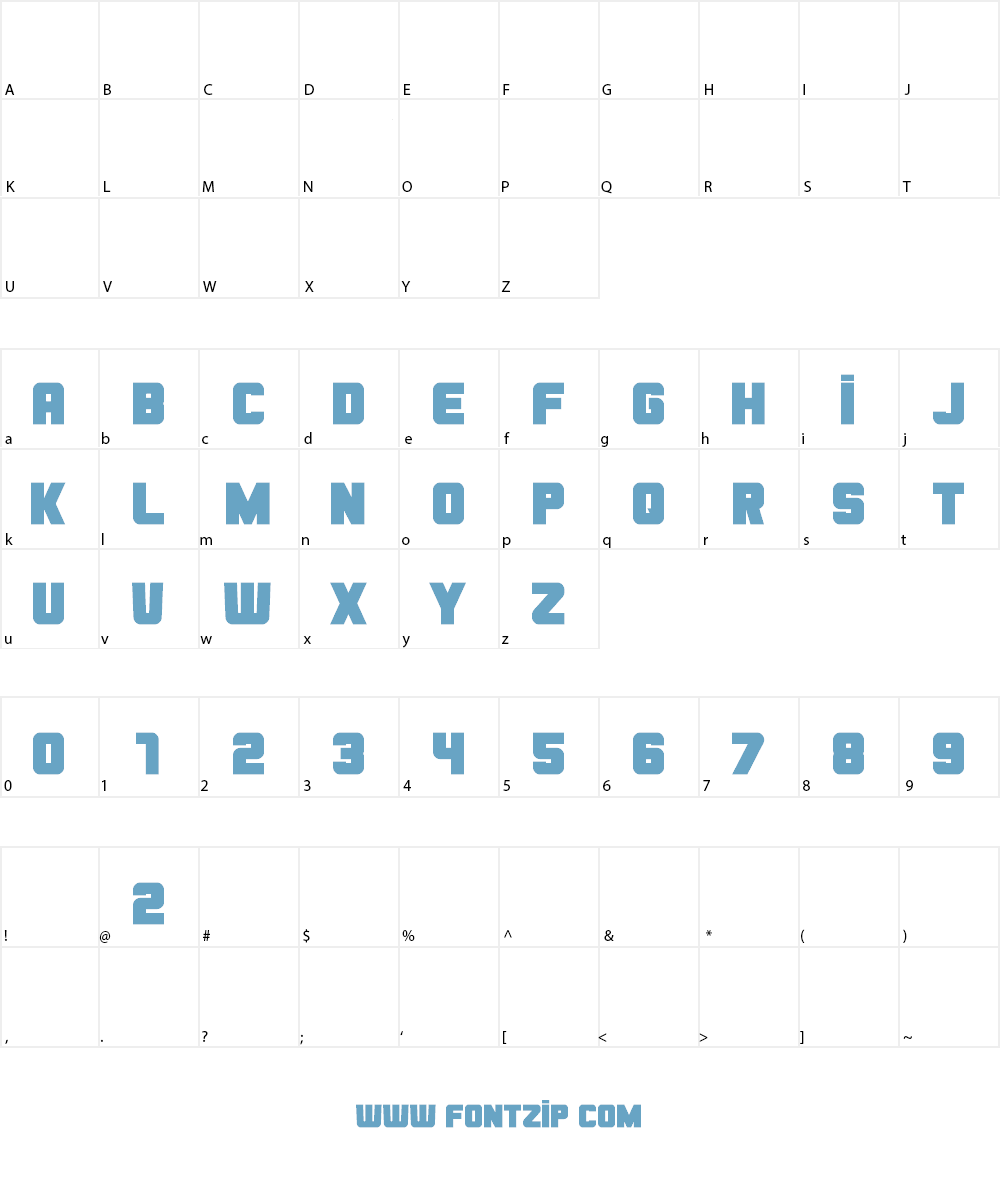 Kiwik Font Character