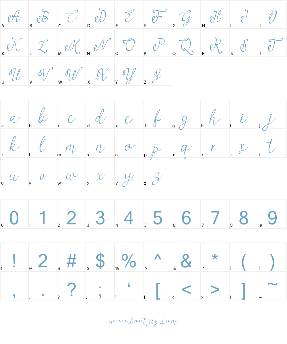 najwa Font Character