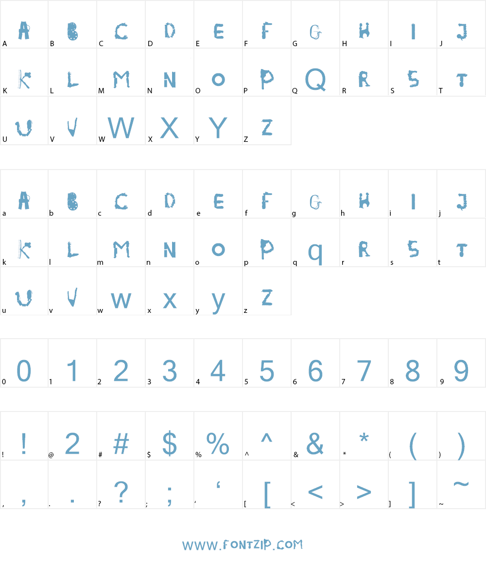 The cleanest font in the world Font Character