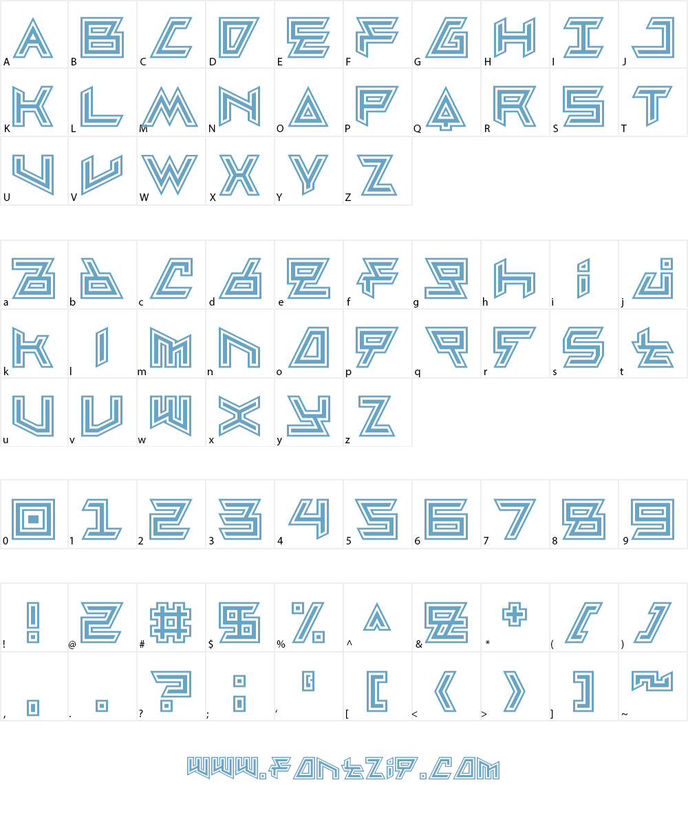 Vampire Nation Font Character