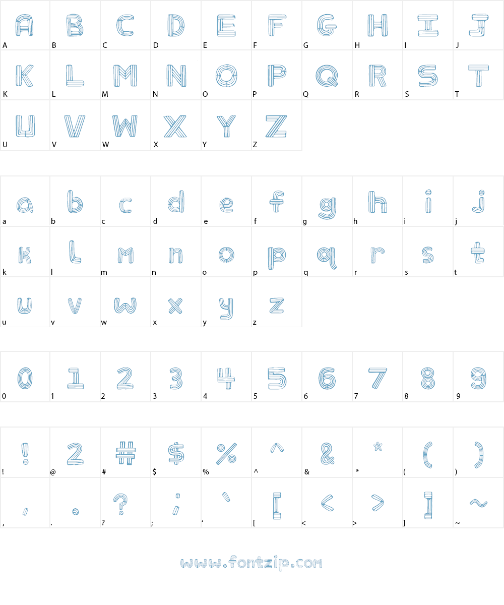 Jammycreamer Font Character