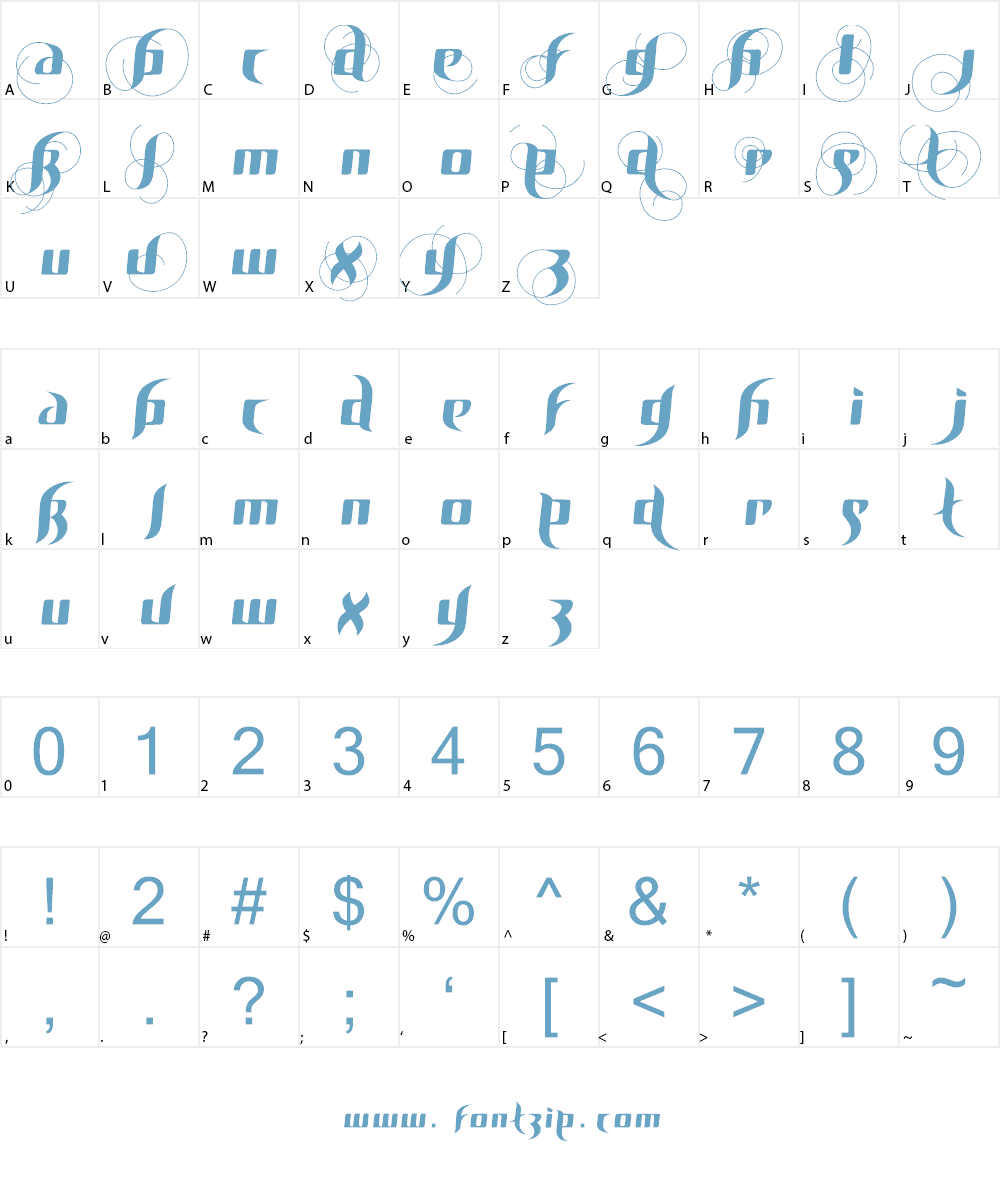 BirDSAnDFEatHerS Font Character