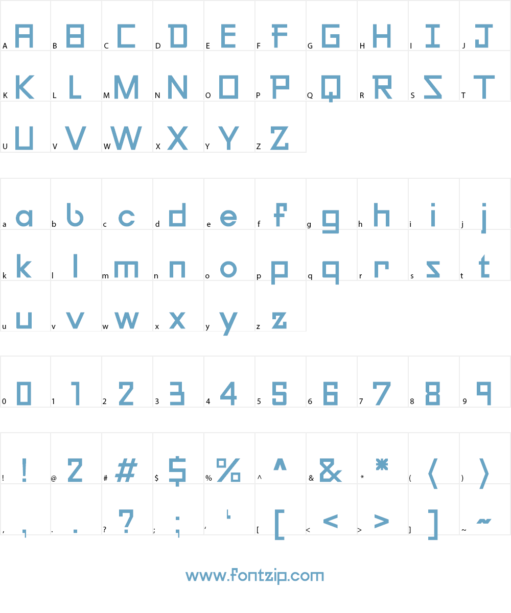 Galiver Sans Font Character