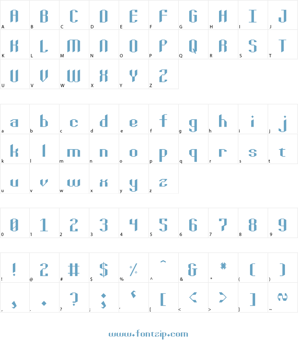Basalt Font Character