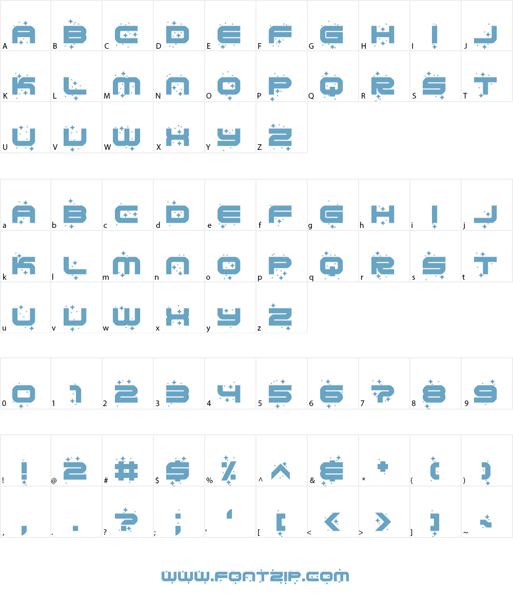 Cutie Top Font Character