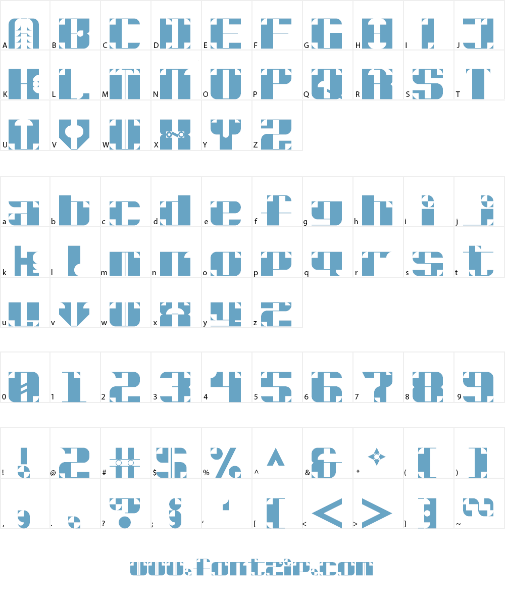 DiSJAMES Font Character