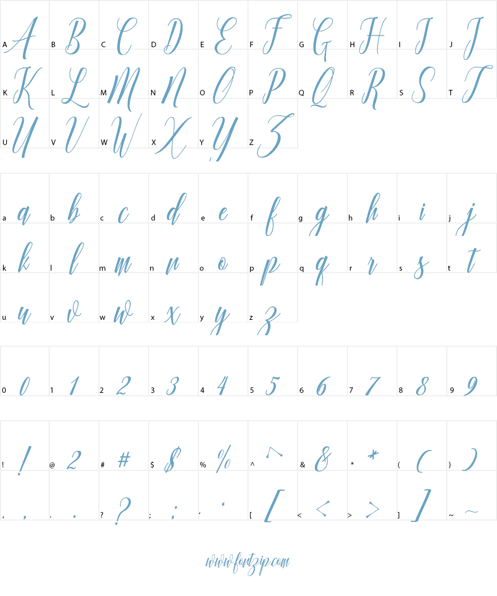 Truelike Font Character