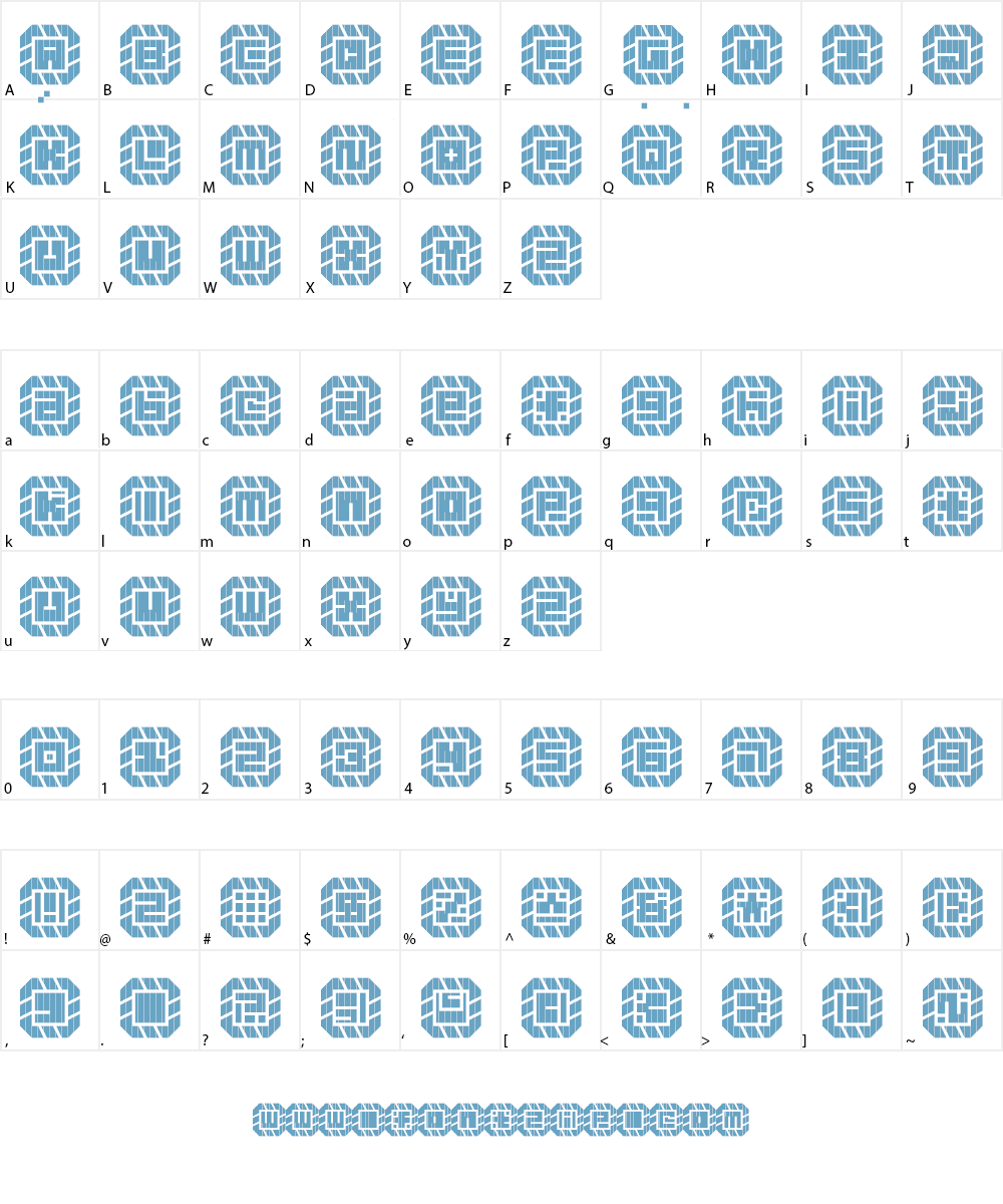 DAVIDFON Font Character