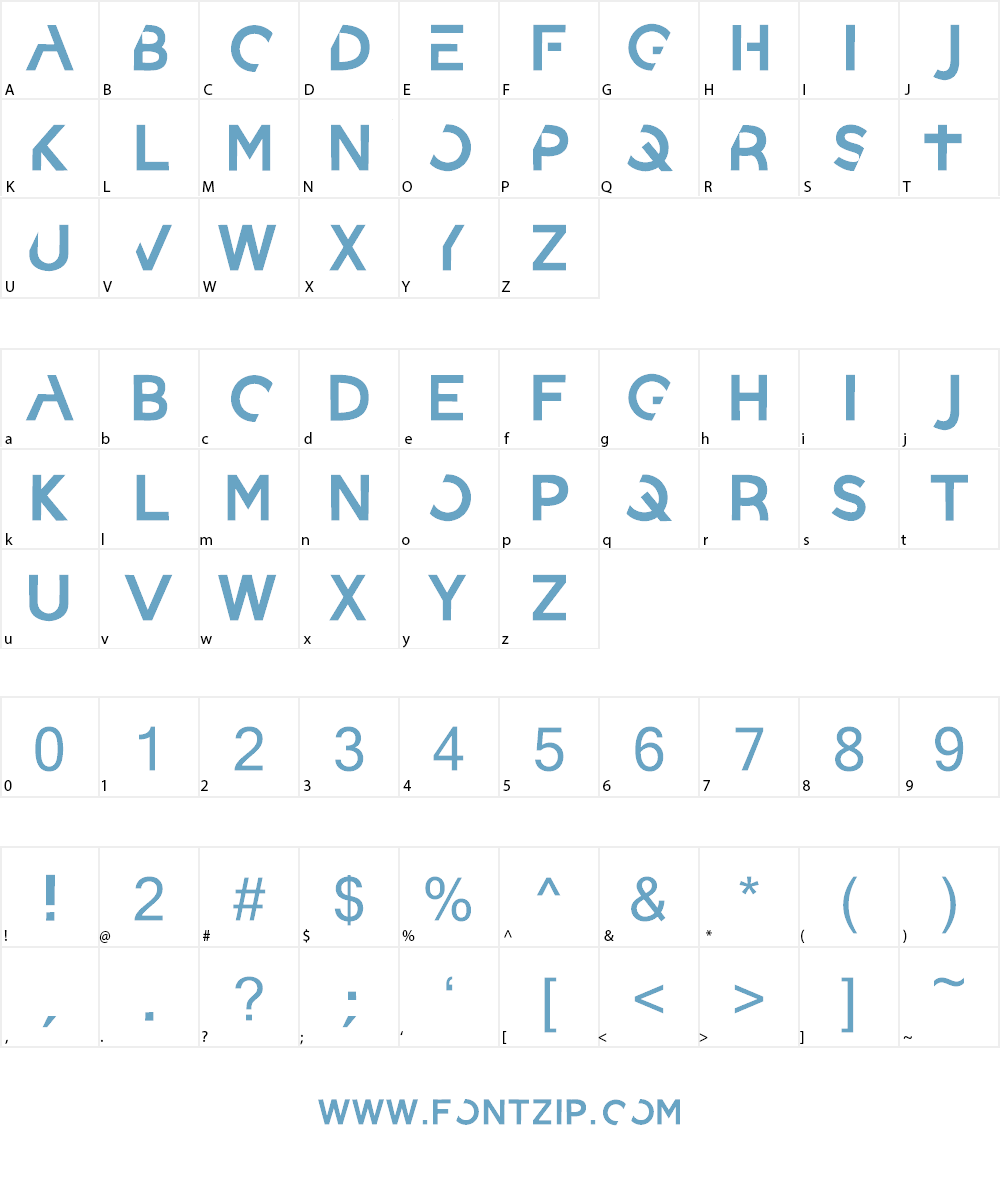 sanctum Font Character
