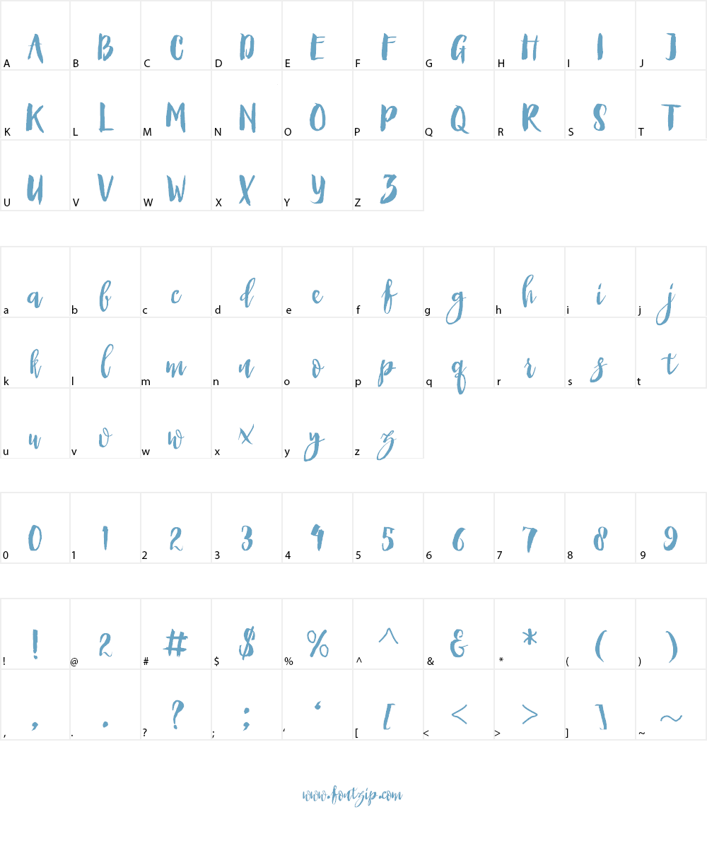 Queen Font Character