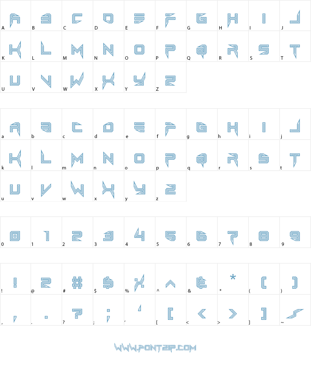 Lethal Injector Font Character