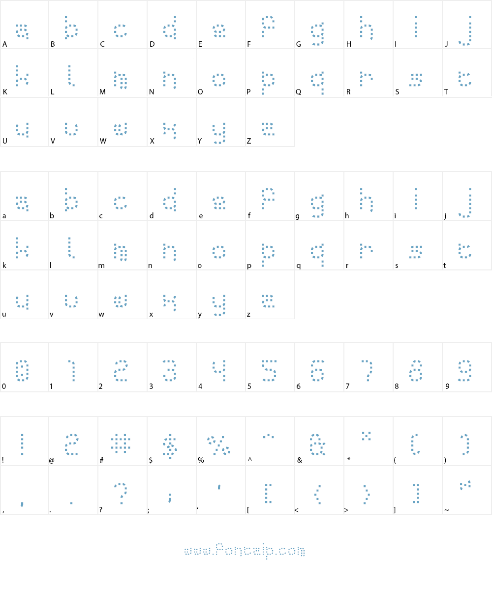 Cheshire Chap Font Character