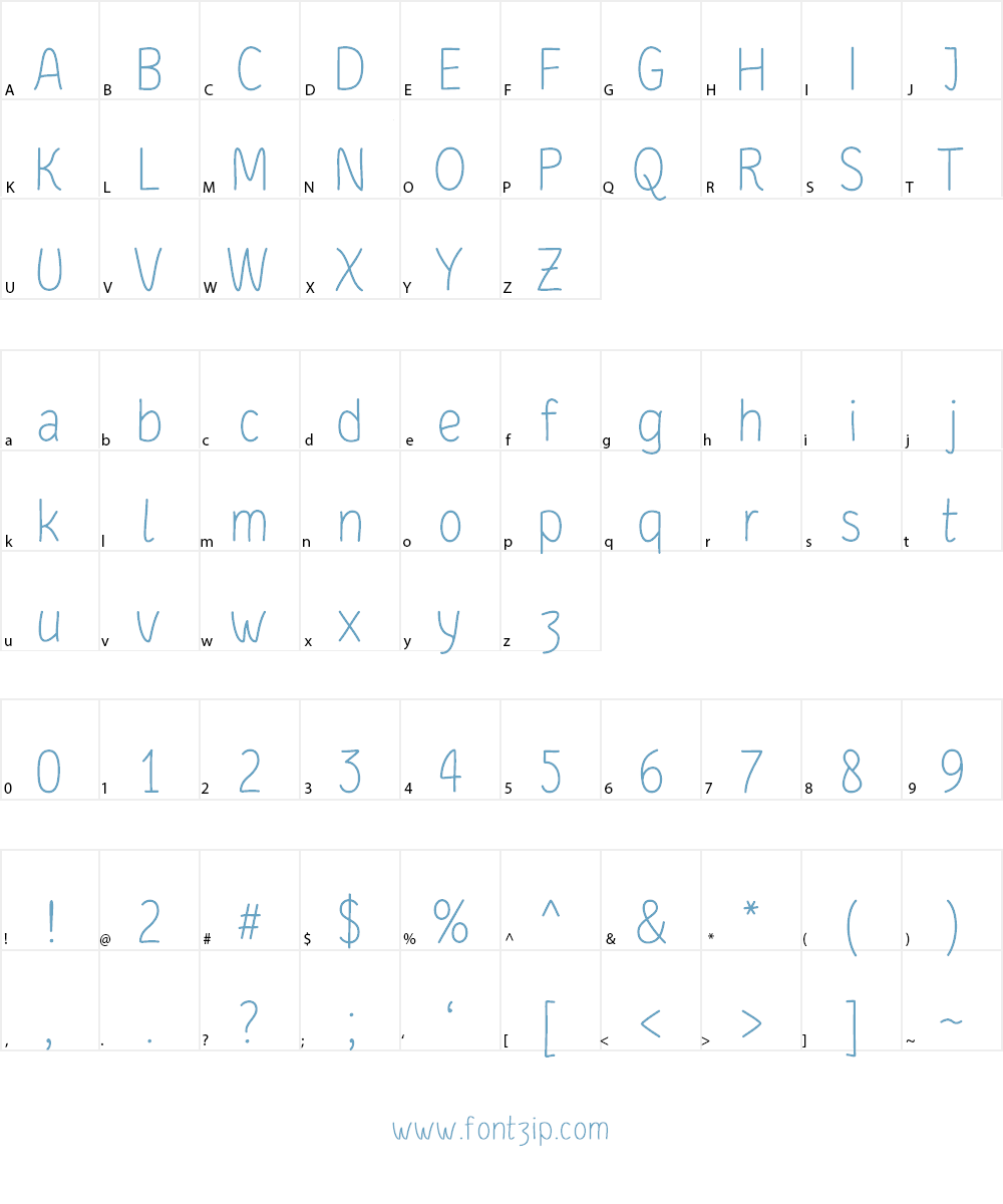 Xarrovv Font Character
